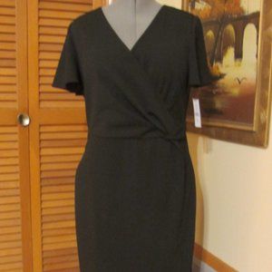 Glamour Short Sleeve Little Black Dress Size 16